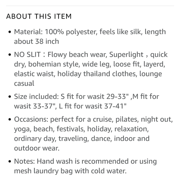 Bohemian Palazzo Pants - Picture 6 of 9